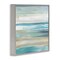 Stupell Industries Abstract Beach Sand Ocean Waves Framed Giclee Art